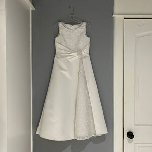 Bianni vintage sample dress with pearls , sequins, tuell , embroidered and lace